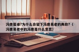 冯唐是谁?为什么会留下冯唐易老的典故?（冯唐易老中的冯唐是什么意思）