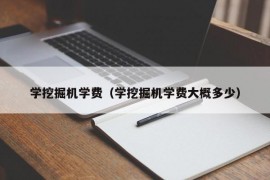 学挖掘机学费（学挖掘机学费大概多少）