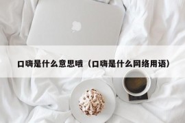 口嗨是什么意思哦（口嗨是什么网络用语）