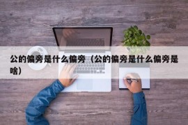 公的偏旁是什么偏旁（公的偏旁是什么偏旁是啥）