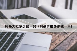 柯基大概多少钱一只（柯基价格多少钱一只）